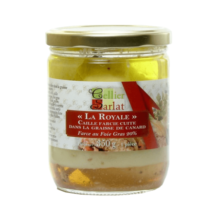 Quaglia ripiena di foie gras d'anatra