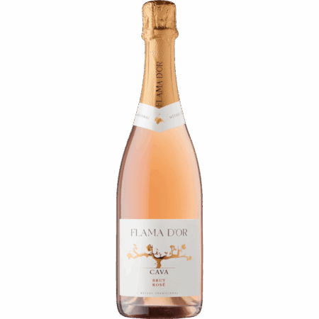 cava brut rosé flama d'or